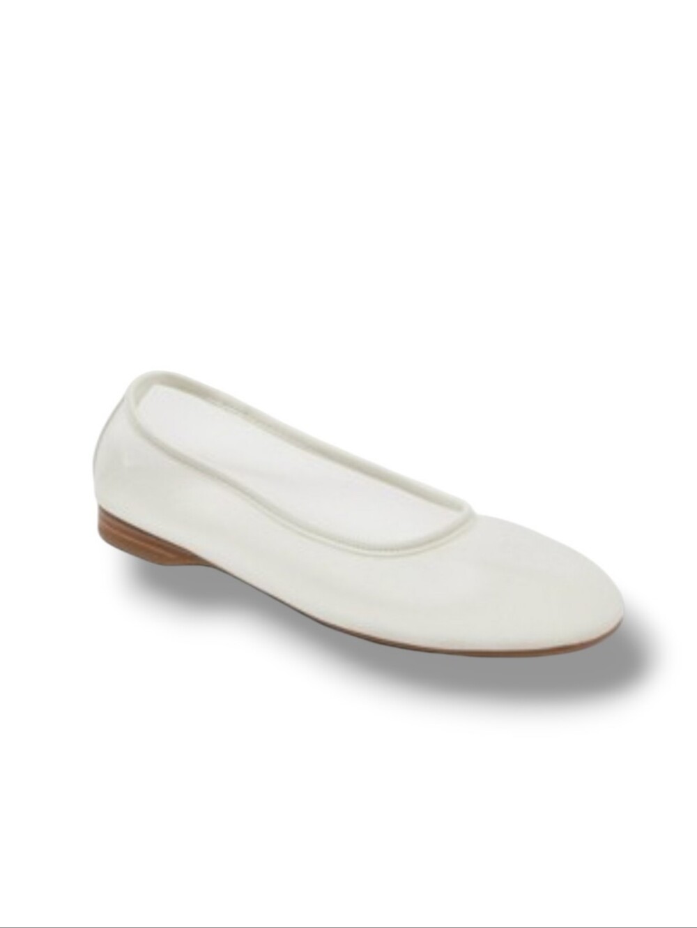 New a new day White Slip-On Mesh Ballet Flats Size Women's 8
